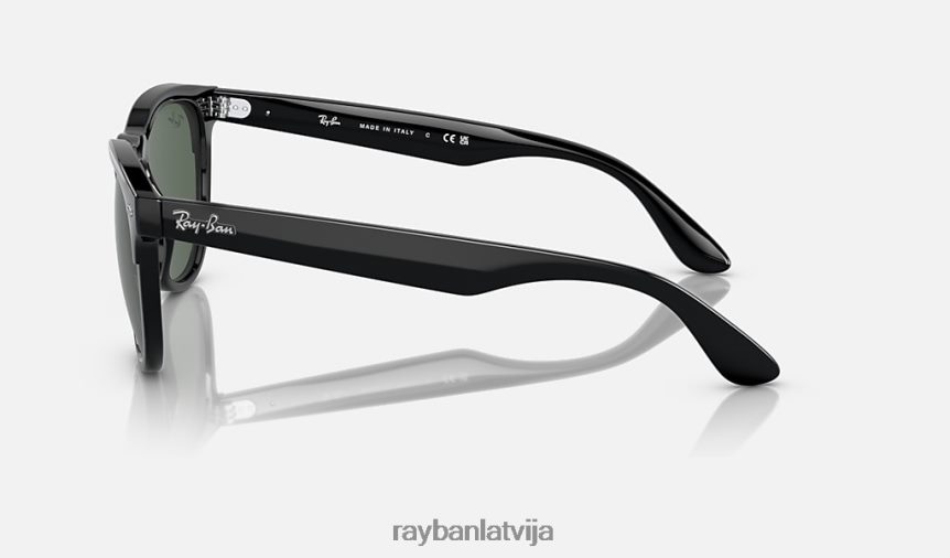 varavīksnene pulēta melna/tumši zaļa F0L86X1089 vīriešiem Ray-Ban saulesbrilles