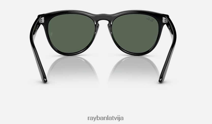 varavīksnene pulēta melna/tumši zaļa F0L86X1089 vīriešiem Ray-Ban saulesbrilles