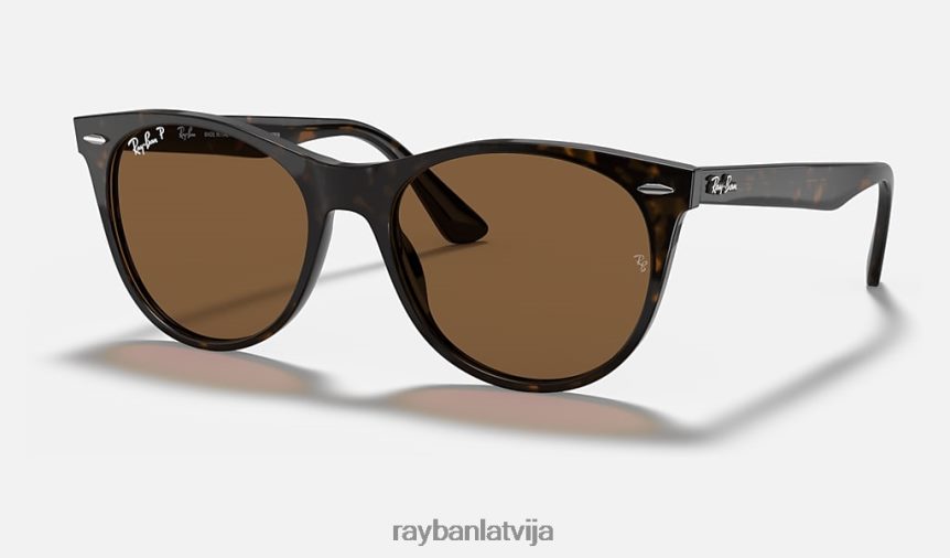 wayfarer ii klasika pulēta plankumaina havana/brūna F0L86X549 vīriešiem Ray-Ban saulesbrilles