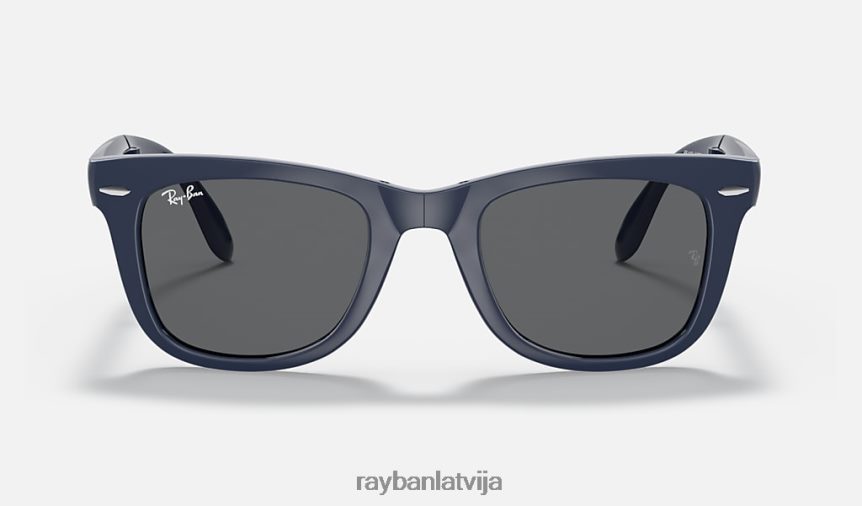 wayfarer saliekamā klasika pulēta zila/tumši pelēka F0L86X226 vīriešiem Ray-Ban saulesbrilles
