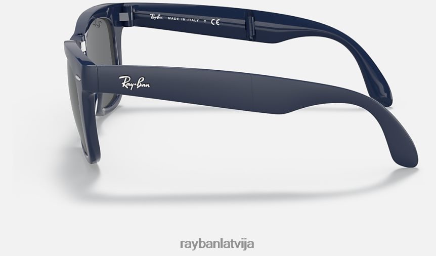 wayfarer saliekamā klasika pulēta zila/tumši pelēka F0L86X226 vīriešiem Ray-Ban saulesbrilles